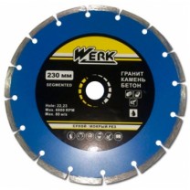 Алмазный диск Werk Segment 1A1RSS/C3-W WE110102 (230x7x22.23 мм)