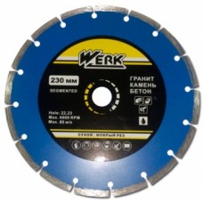 Алмазний диск Werk Segment 1A1RSS/C3-W WE110102 (230x7x22.23 мм)