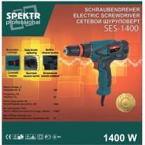 Шуруповерт мережевий Spectr SES-1400