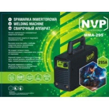 Сварочный инвертор NVP ММА-295 + пластиковый кейс